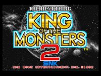 une photo d'Ã©cran de King of the Monsters 2 sur SNK Neo Geo